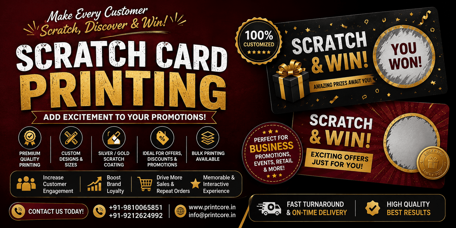 Scratch Card Printing